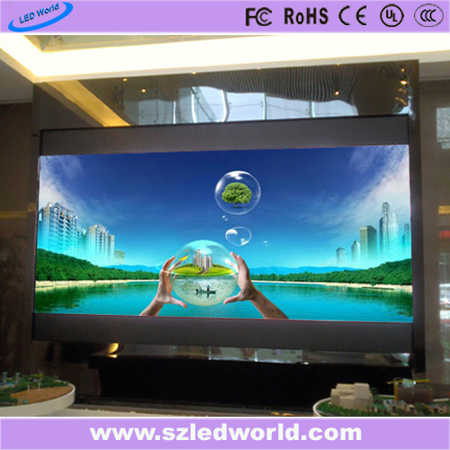 Full Color HD Transparent Advertising Ultra Thin Glass LED Wall 1920Hz with 32768 DOT/M2 Density