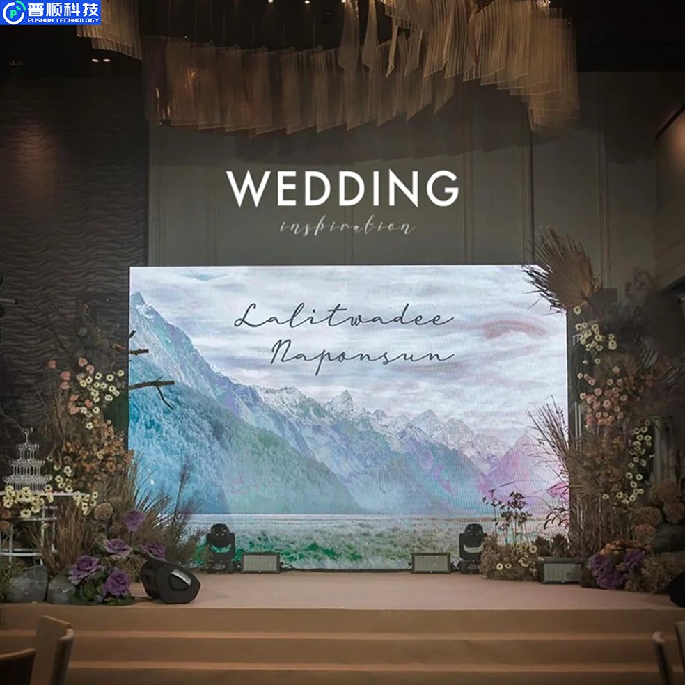 Pushunled Full Color Outdoor/Indoor P3.91 Stage Setting Rental LED Screen