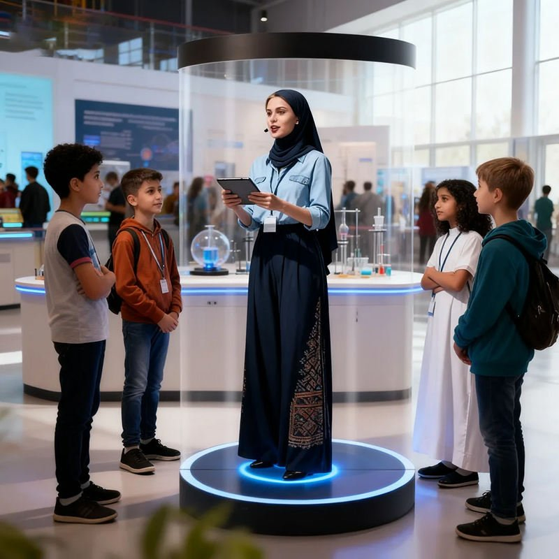 75'' 86'' 3D Hologram LCD Display Holotube for Shopping Mall Advertising