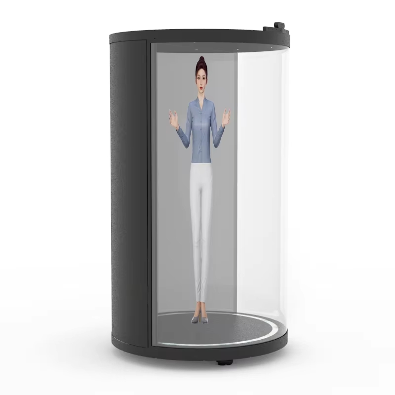 43'' 75'' 86'' Interactive Hologram Display Tube with Ai Software