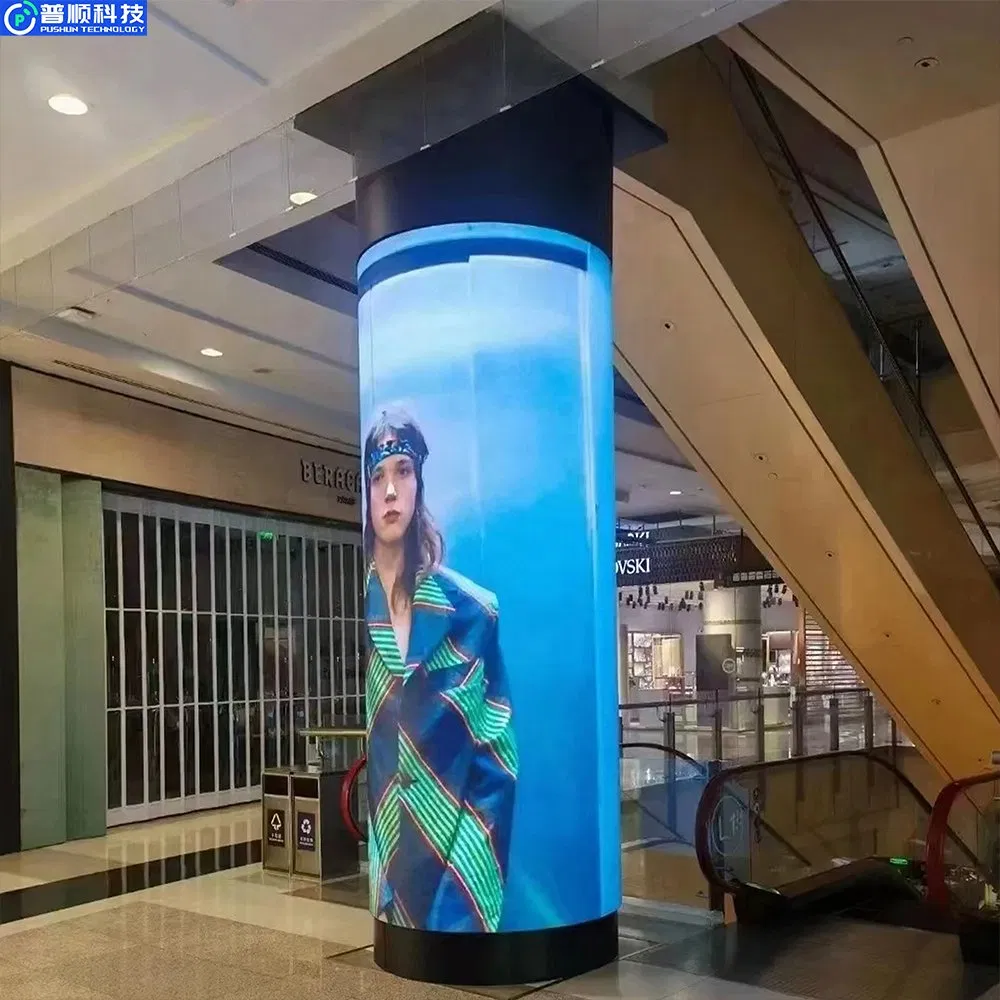 Pushunled P2 P2.5 Circular Spherical Indoor Video Wall LED Module Flexible LED Display Screen