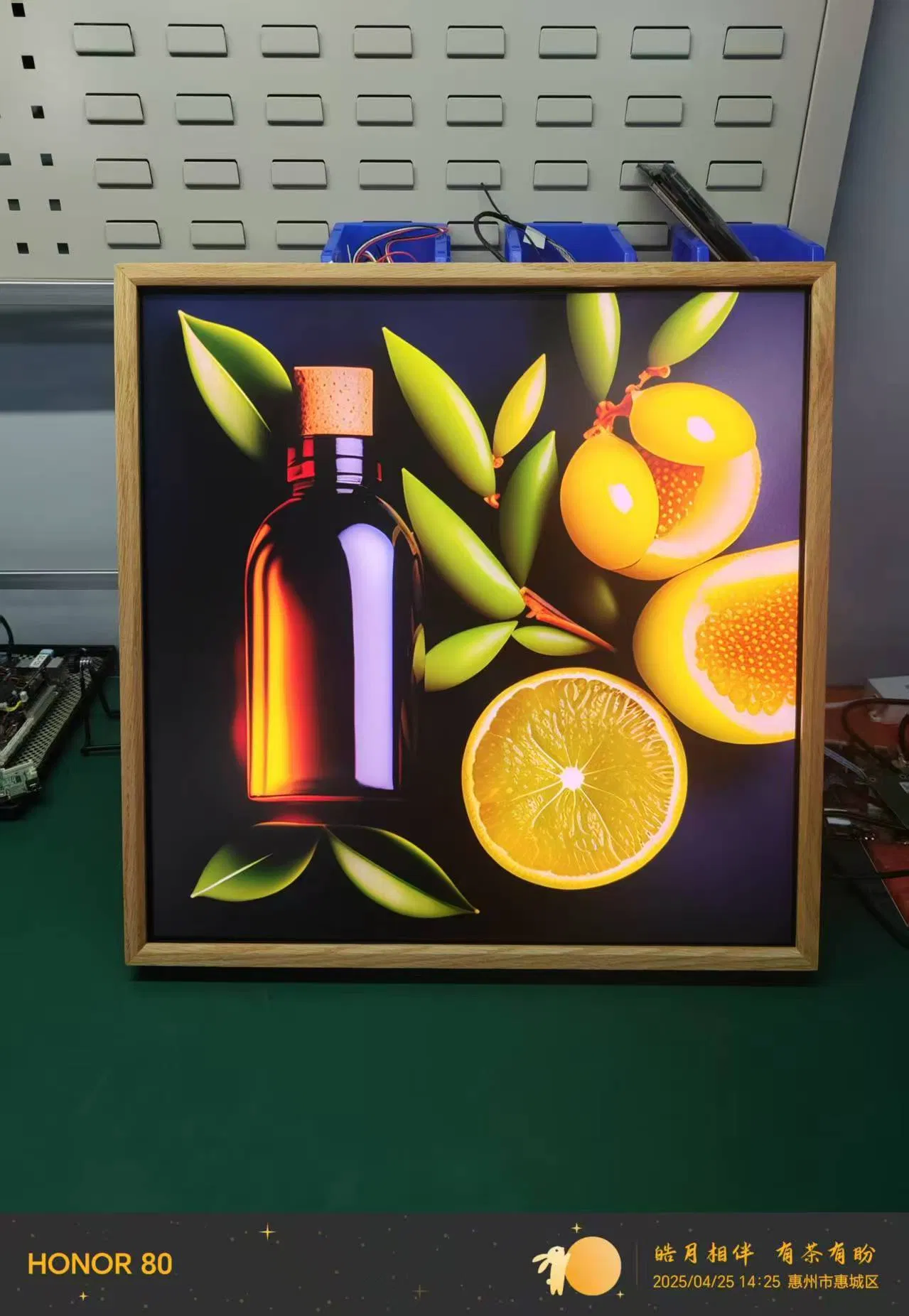Wall-Mounted 19.2 Inch Square LCD Screen Display Applied for Supermarket Advertising Player