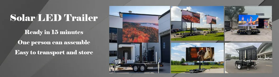 Outdoor Mobile Trailer LED Display