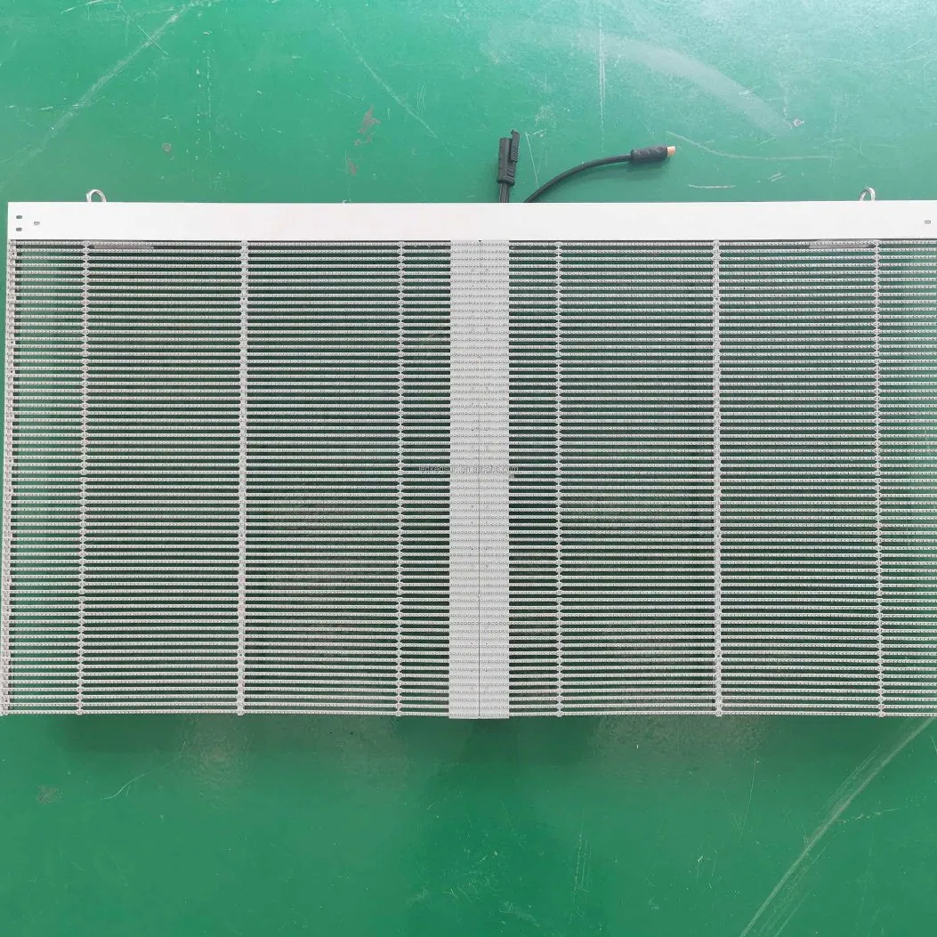 Indoor Outdoor Full Color Rental LED Video Wall Fixed Transparent P3.91-7.81 Glass LED Advertising Digital Billboard