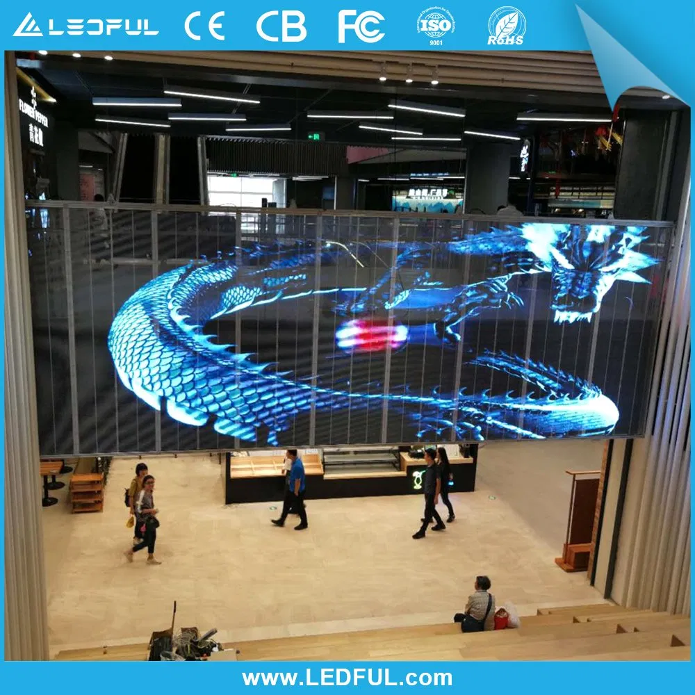 Glass Window LED Transparent Video Wall