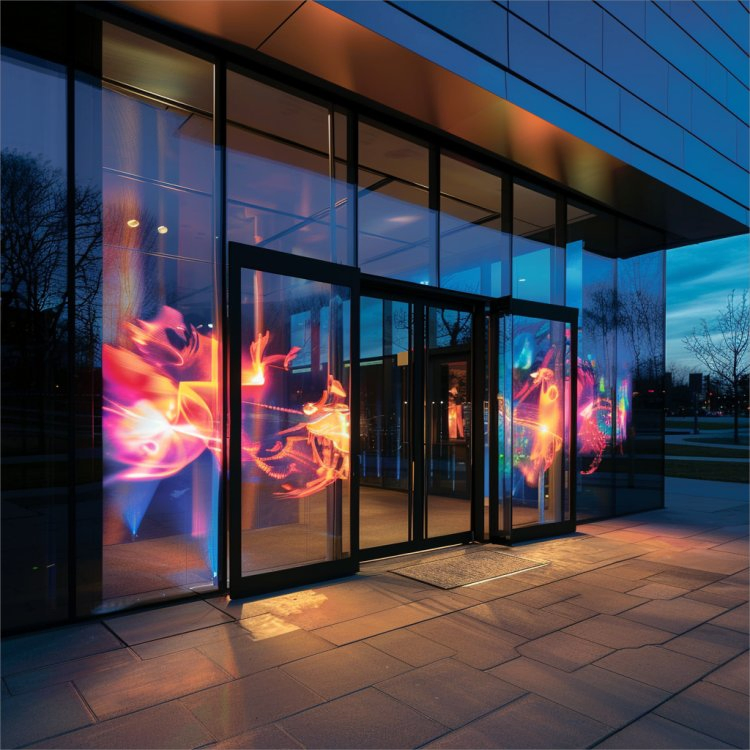 P10 Advertising Digital Billboard LED Flexible Video Wall Soft Curved Curtain Transparent Display