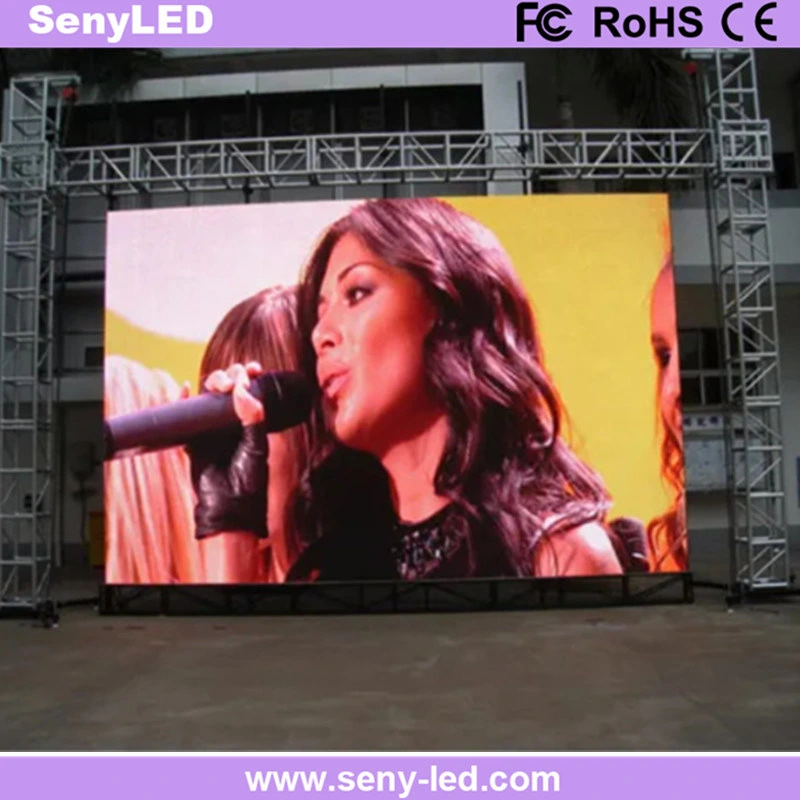 P2.5/P3.076/P4/P5 Indoor Outdoor Aluminum Cabinet Advertising Display Wall Electronic Sign Board Full Color LED Video Screen for Events Rental Purpose