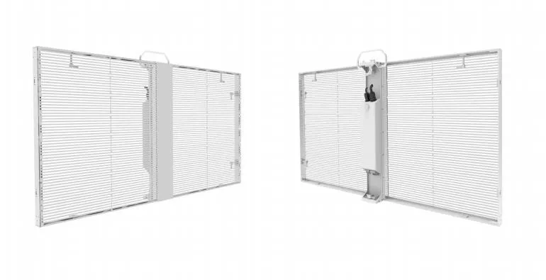 Transparent LED detail view