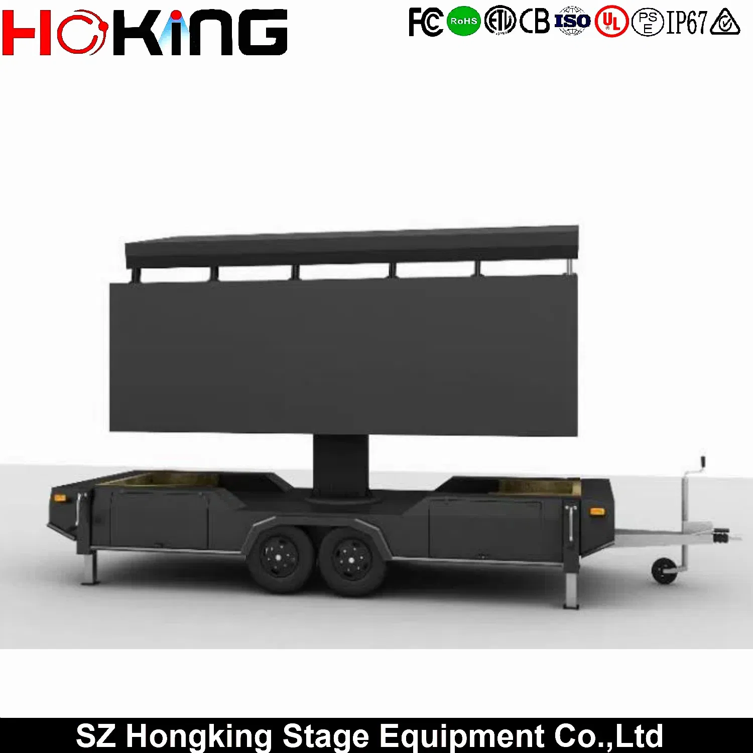 P2.9 P3.91 Mobile Events Live Outdoor Truck Trailer Screen LED Display Advertising