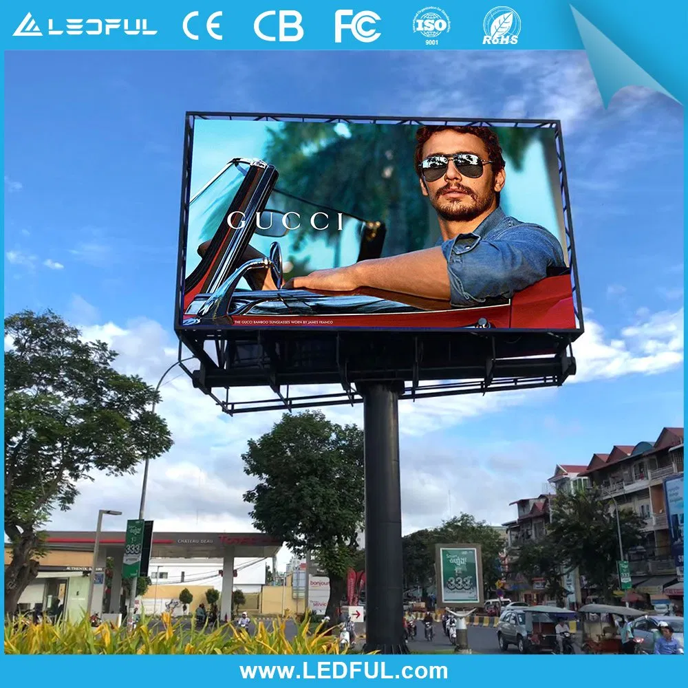 Outdoor P5 P6 P8 P10 LED Big Screen Fixed Installation Advertising Video Billboards