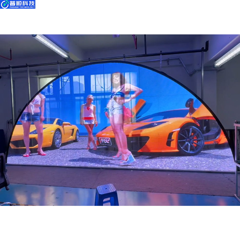 HD Transparent LED Display Screen Glass Window Cur P3.91-7.8 Transparent LED Wall
