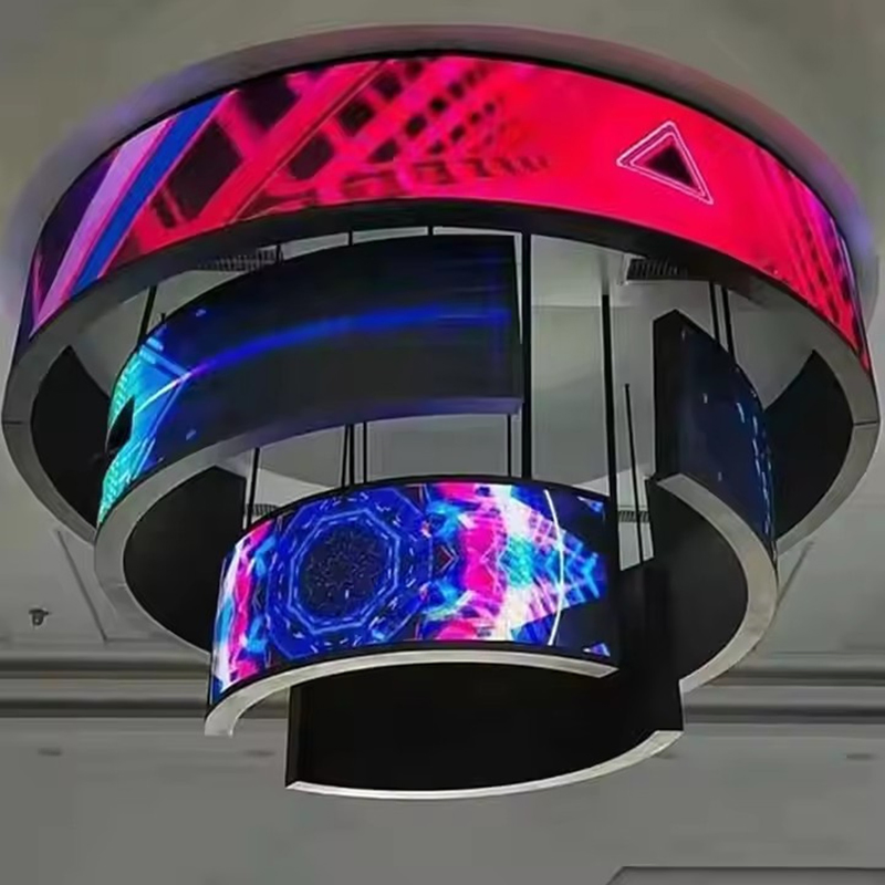 Flexible P4 Indoor Outdoor Curved LED Display Screen