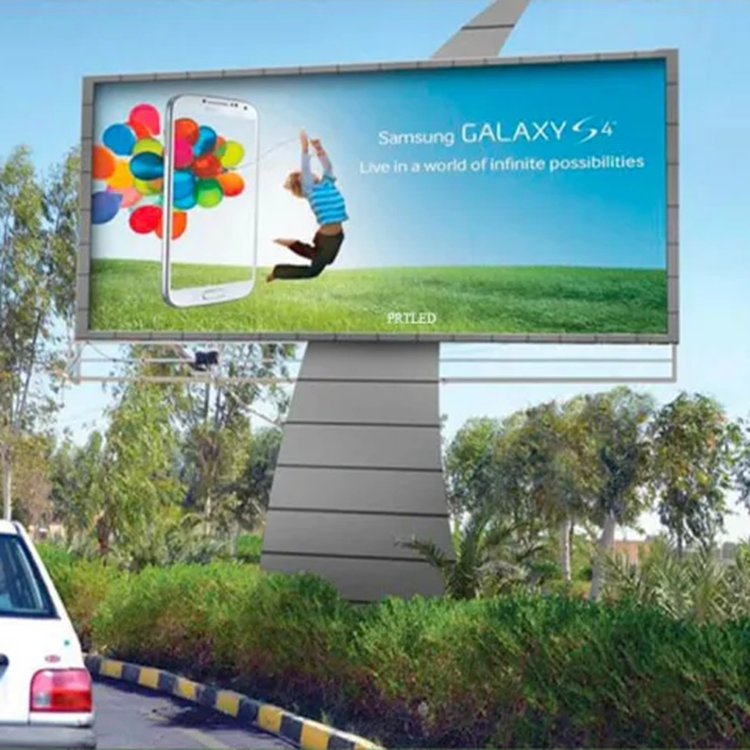 Outdoor Steel Structure Billboard P6 Fixed LED Screen Display Digital Advertisement Billboard