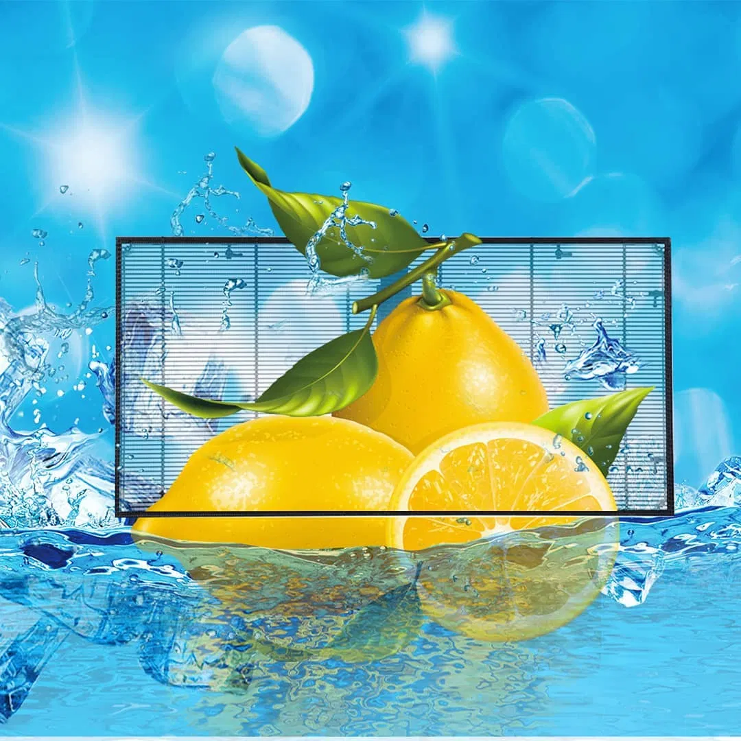 P3.9-7.8 High Brightness Transparent LED Screen Display, Glass Window LED Transparente Video Wall