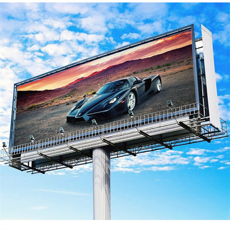 P10 Outdoor Waterproof LED Advertising Screen Outdoor Curved Cubic Digital LED Display