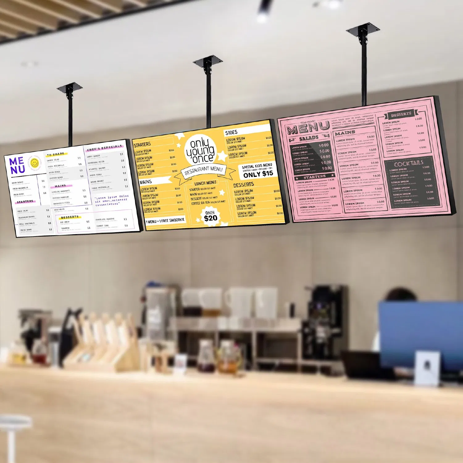 Wall Mount Advertising Equipment Digital Signage and Displays Smart Advertising Boards Mini LED Advertising Display Ad Screen