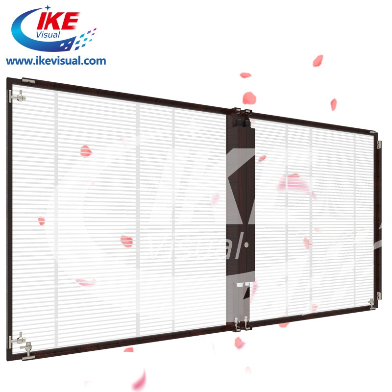 Glass Windo Transparent LED Video Wall Transparent LED Screen Curtain Wall with High Definition