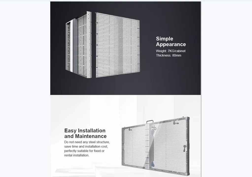 Transparent LED Screen Display
