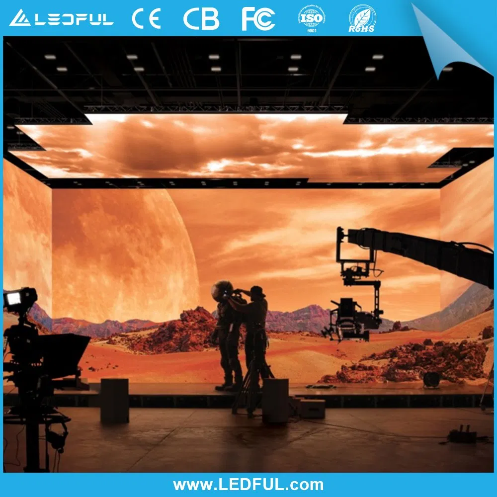 Miniled 4in1 P1.9 1.9mm Indoor Rental LED Screen Display Virtual Production LED Wall for Filming TV Studio Broadcast