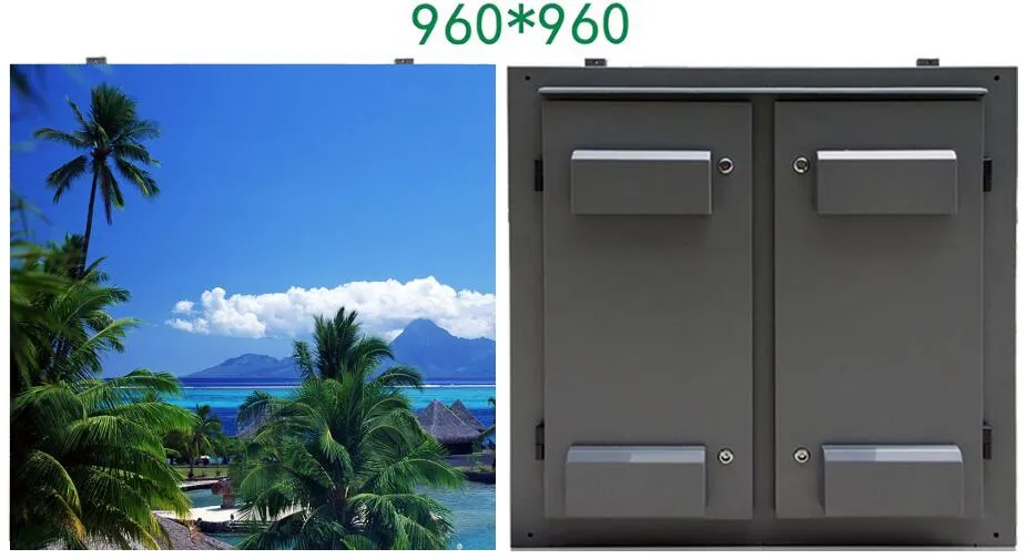 Outdoor Fixed LED Display Steel Cabinet