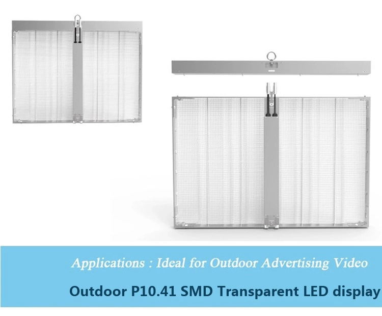 Glass LED Wall P3.9 Indoor with Transparent Glass Window LED Wall for Advertisement