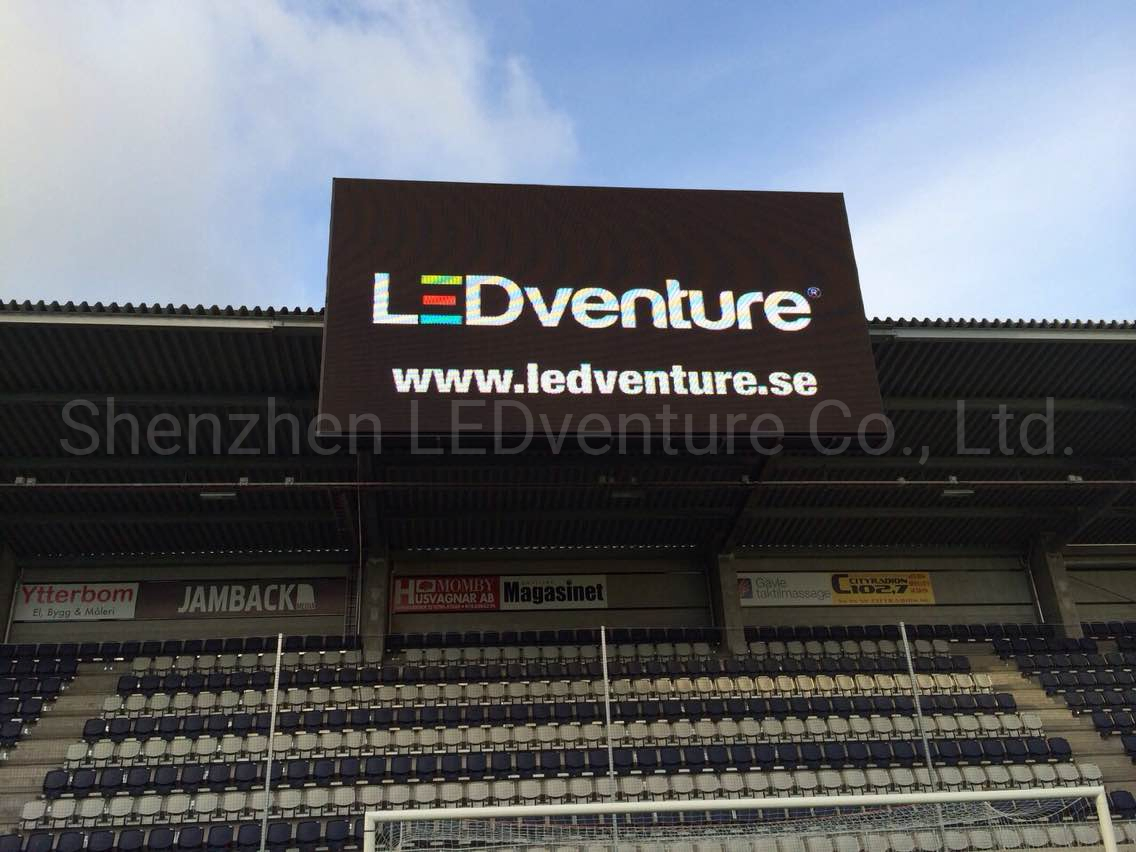 Outdoor P16 DIP Soft Cabinet Sports Stadium Perimeter LED Video Wall