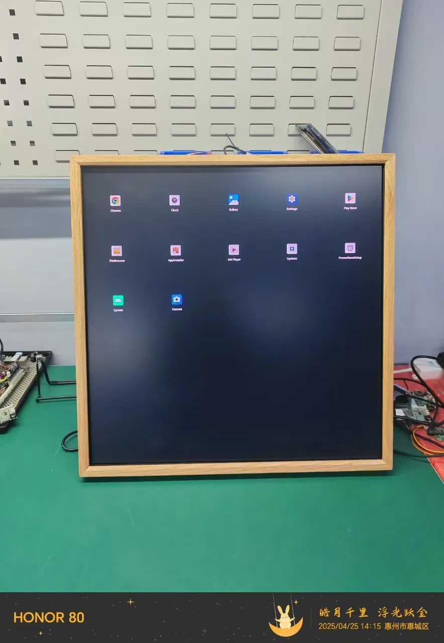 Wall-Mounted 19.2 Inch Square LCD Screen Display Applied for Supermarket Advertising Player