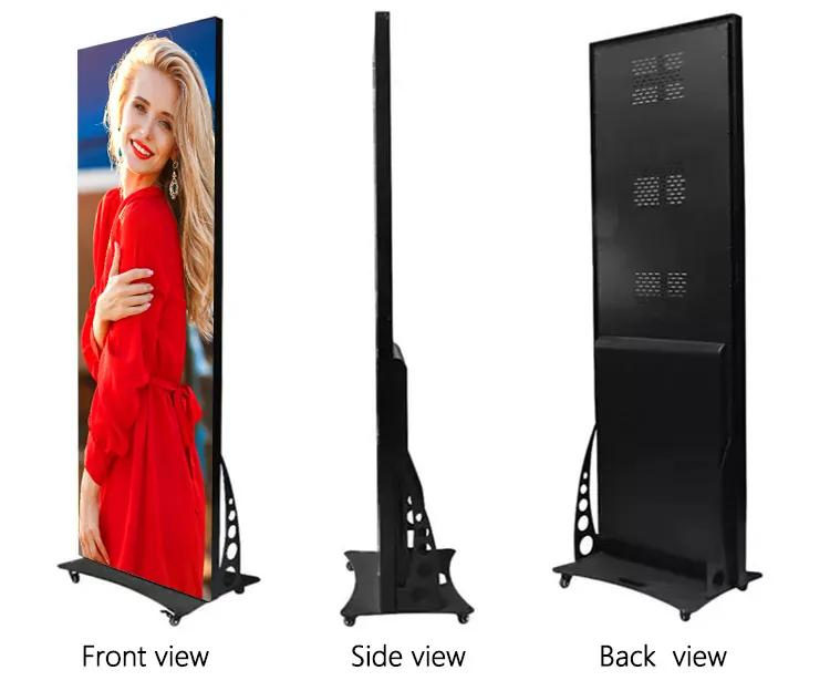 P2 P2.5 P3 Advertising LED Sign Display P2 Indoor LED Mirror Poster Screen