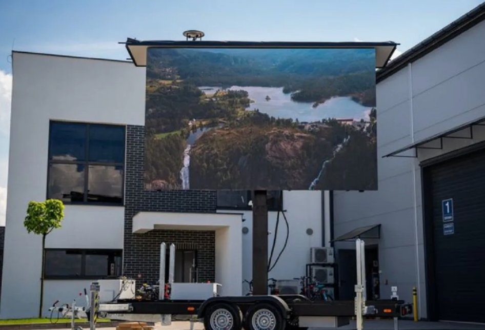 Outdoor Moving Lifting Vehicle Video Advertising Mobile Trailer/Truck LED Display