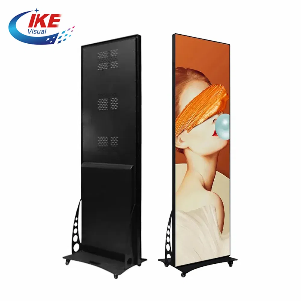 Hot Sell LED Poster Display P2 Events Screen Commercial Retail Standing Advertising LED Display Screen