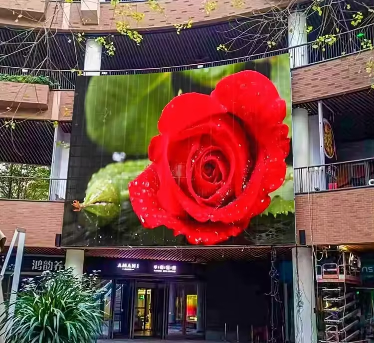 Indoor Advertising HD Transparent LED Video Wall P3.91-7.82 Transparent Leddisplay Screen Fixed Behind Glass in Store