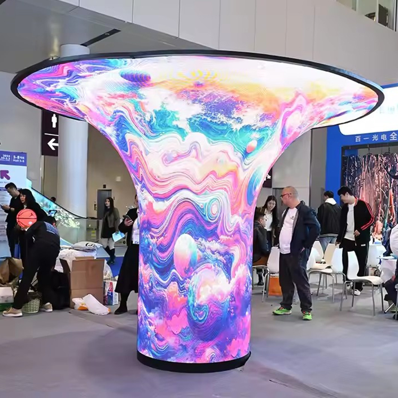 Flexible P4 Indoor Outdoor Curved LED Display Screen