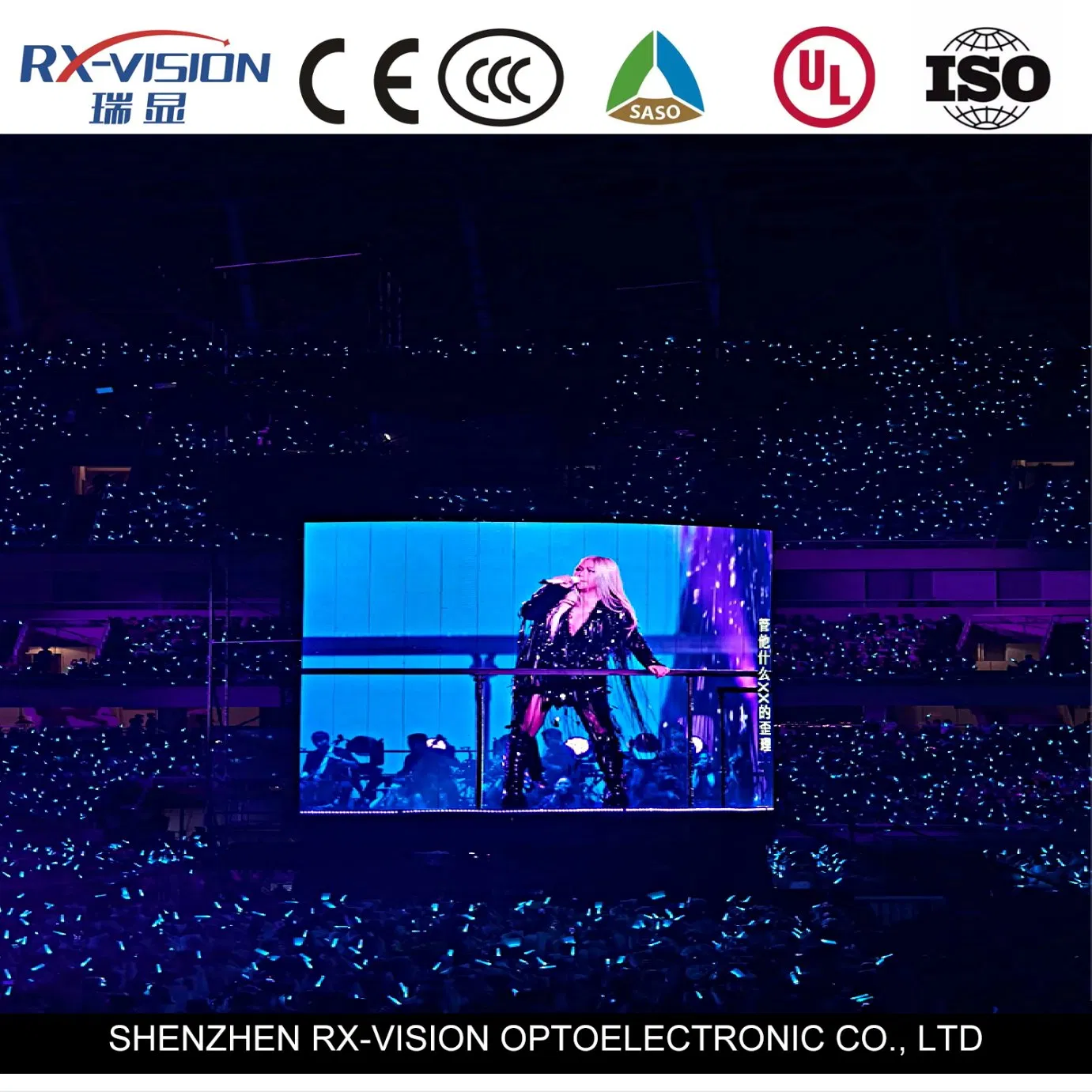 High Definition P3.91 500*1000 Rental LED Panel Video Wall Outdoor Stage LED Concert Screens
