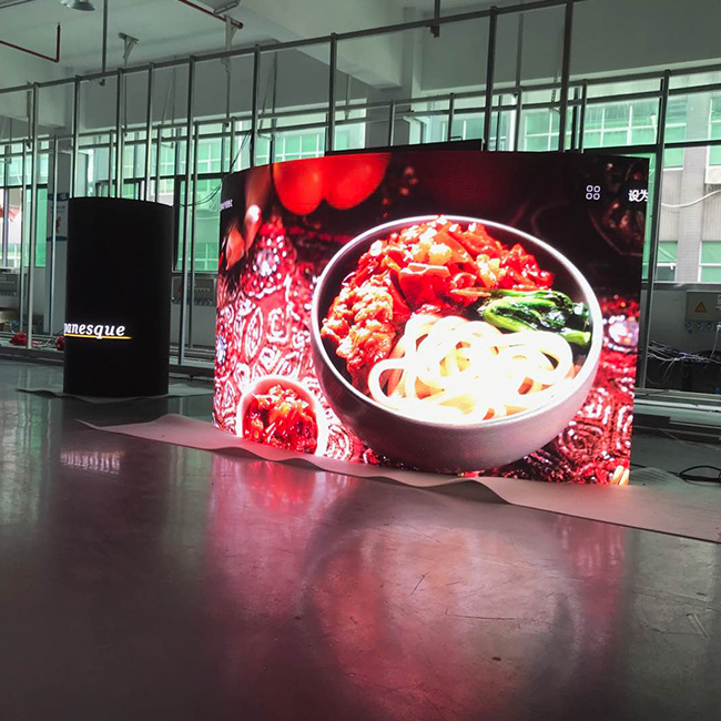 LED Display P2 Circle Interior Flexible Pantalla Scherm Roll up Video Screens Rollable Sign Board Full Pixel Panel