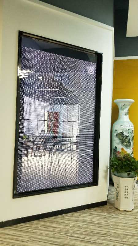 P3.91 7.81 China Best Flexible Advertising Video Wall Panel Film Screen Indoor Glass Transparent LED Display