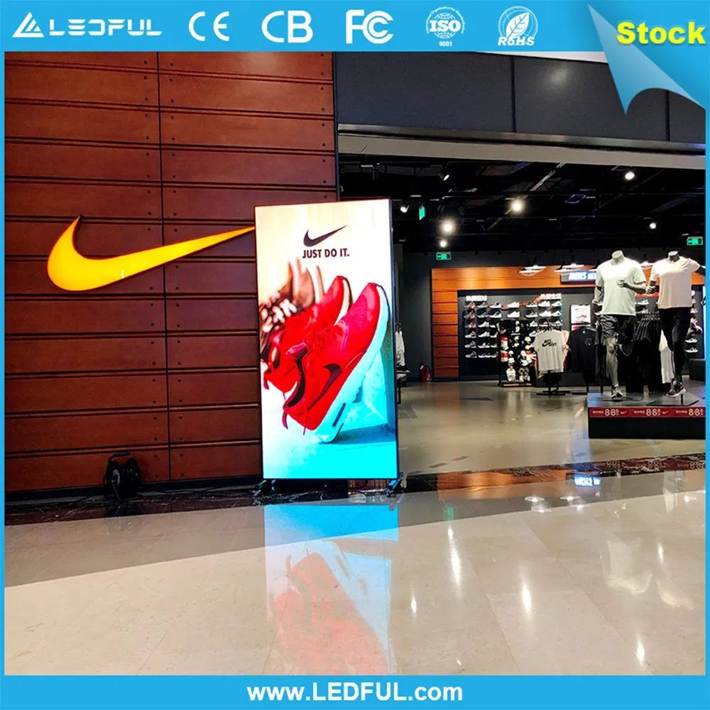 Indoor Portable P2 Digital Poster LED Display P2.5 LED Poster P3 LED TV Mirror Screen