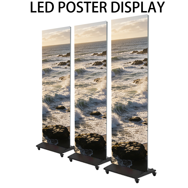 Portable Smart Interactive P0.93 Full Color High Definition LED Poster Screen