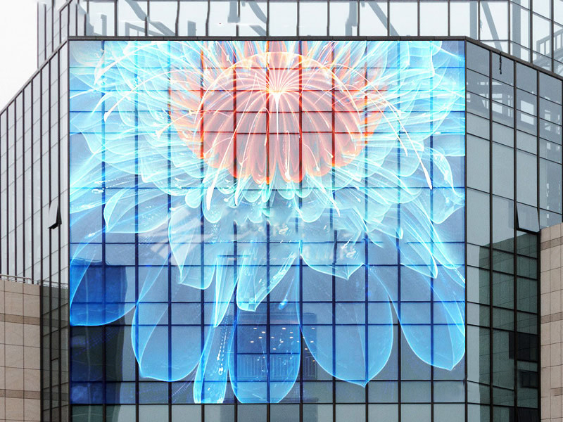 Wholesale Indoor P7.8 Transparent LED Display Digital Panel Advertising Video Wall Glass Screen for Building
