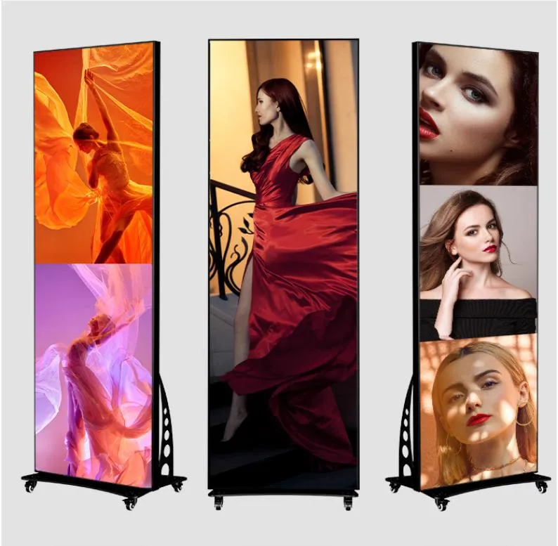 P2.5 Vertical LED Poster Advertisement Display Screen