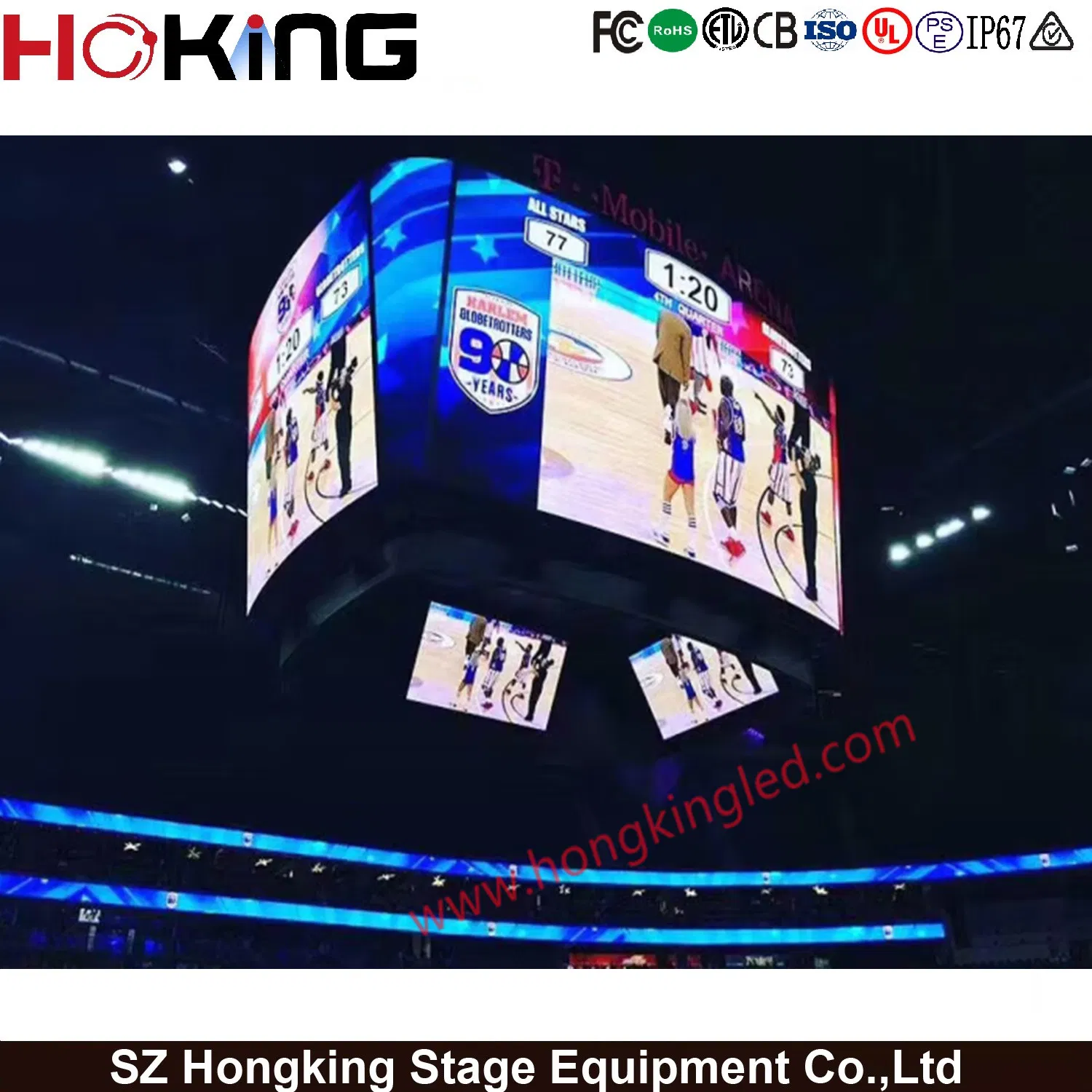 Outdoor Full Color SMD P5/P6/P4 Fixed Install LED Display Billboard
