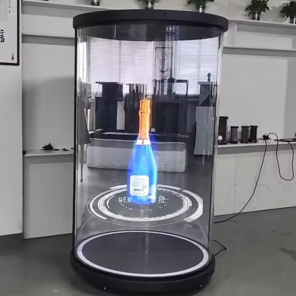 75 Inch Commercial 3D Hologram Cabin with 5 Level Volume Control Professional Holographic Display