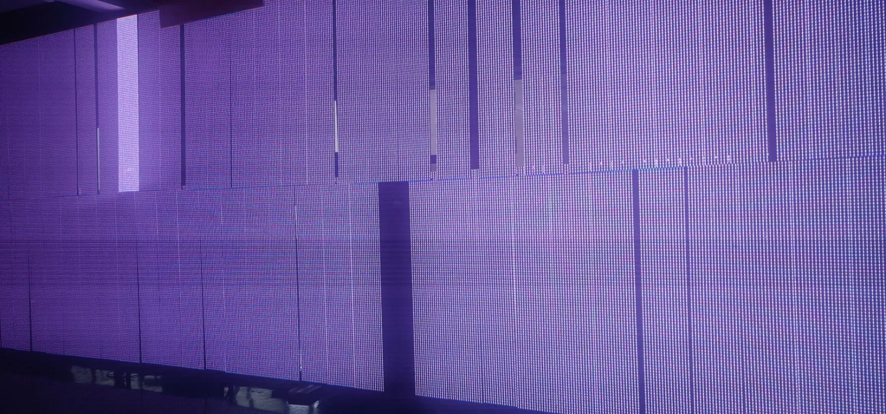 P3.91 7.81 China Best Flexible Advertising Video Wall Panel Film Screen Indoor Glass Transparent LED Display