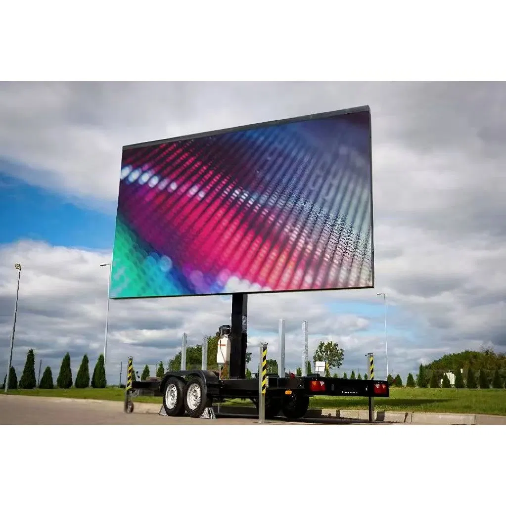 Outdoor Moving Lifting Vehicle Video Advertising Mobile Trailer/Truck LED Display