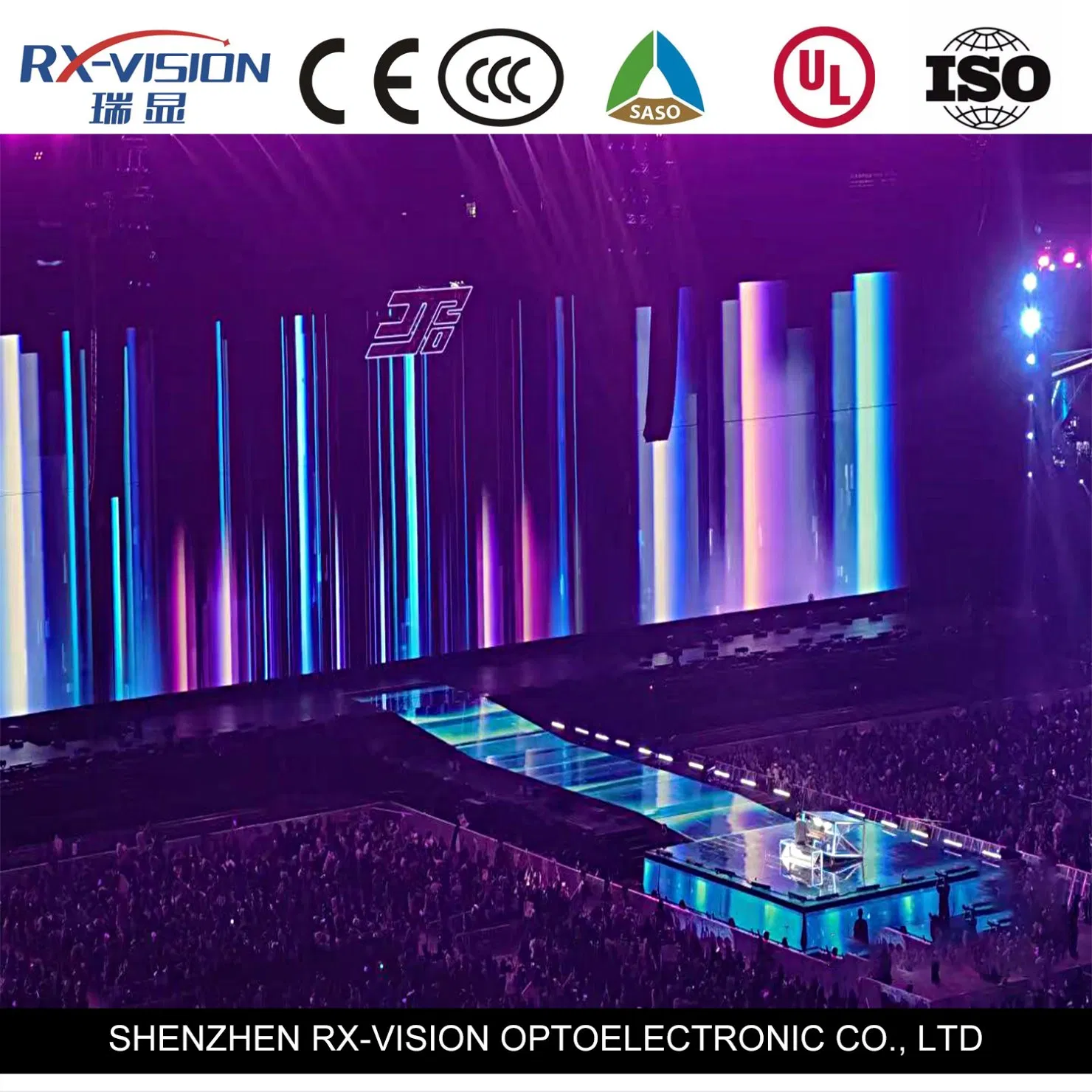Rental Indoor Full Color P3.91 500*500 LED Video Wall LED Screen Manufacture