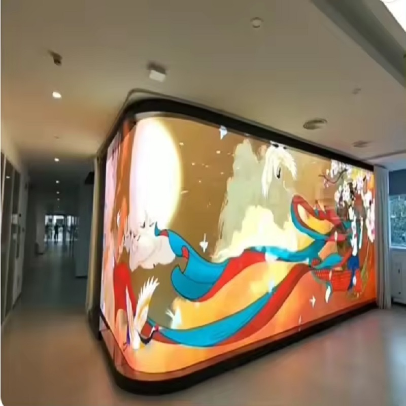 Advertising LED Display Glass Panel Transparent LED Billboard Screen Digital Glass Video Wall