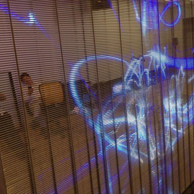 Customizable Outdoor P3.91-7.81mm Transparent Glass Display LED Wall