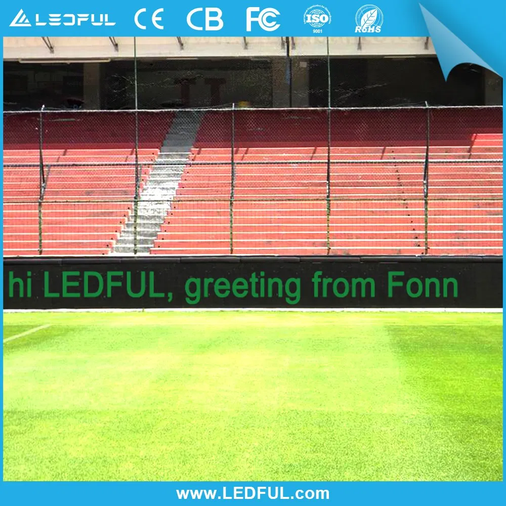 Outdoor P10 P8 P6 Football Basketball Stadium Perimeter LED Screen Display Full Color LED Video Wall