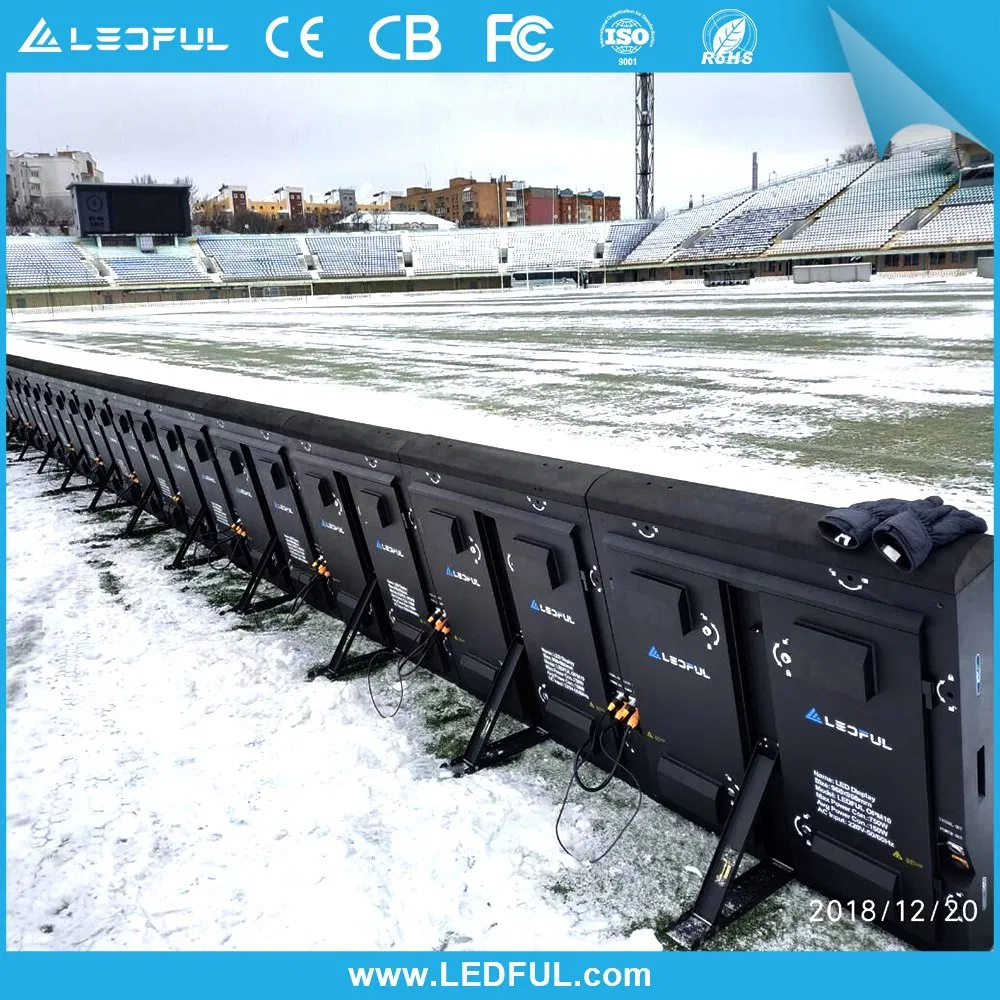 Indoor &amp; Outdoor LED Stadium Screen P5 P8 P10mm Sport Stadium LED Perimeter Display Football Scoreboard LED Video Wall