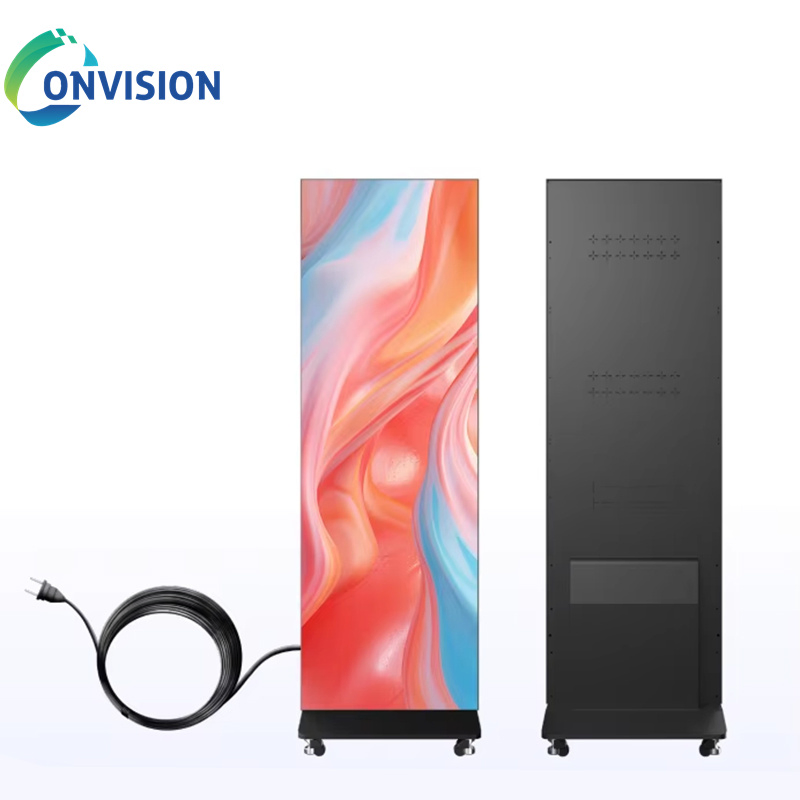 Indoor LED Poster WiFi USB Control Standing 1920*640mm LED Poster Screen