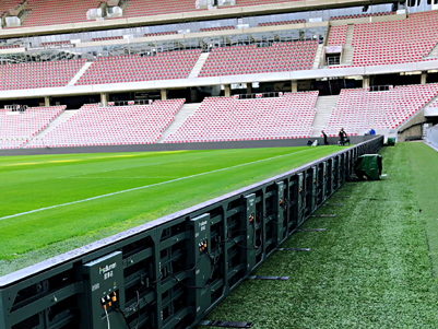 Outdoor High Brightness P8 960mmx960mm 4K LED Video Wall for Sports Arenas